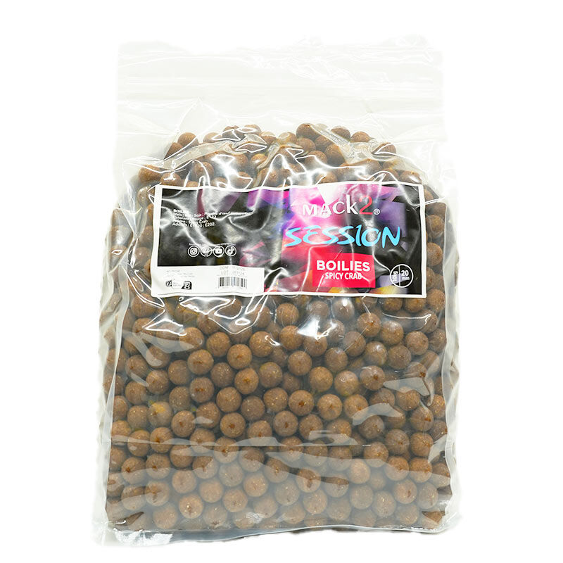 Bouillettes Mack2 Session Spicy Crab 10 kg - Equilibr&eacute;es | Pacific P&ecirc;che
