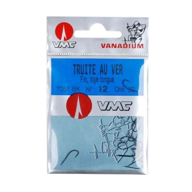 Hameçon simple truite vmc 7051bk (x20) - Hameçons | Pacific Pêche
