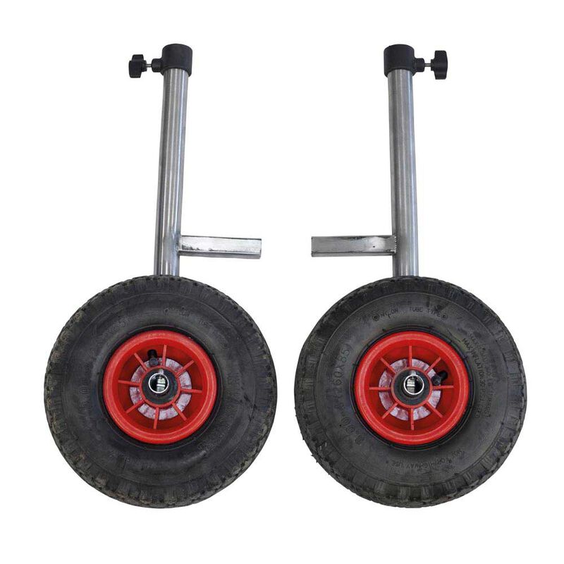 Kit 2 Roues Rive Transporter Inox - Chariots | Pacific Pêche