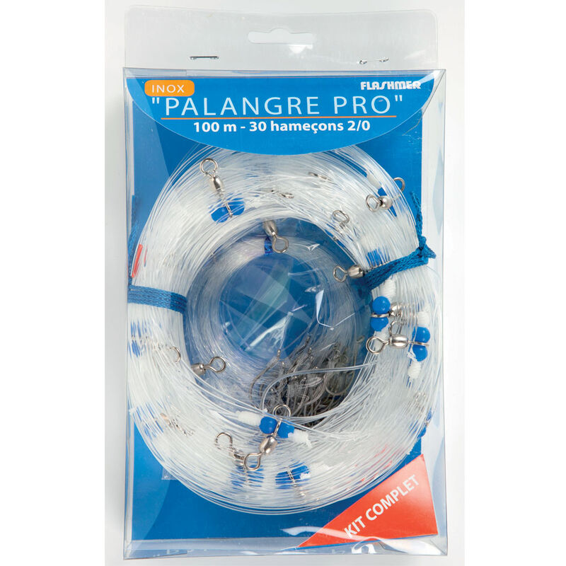 Palangre mer flashmer pro 100m 30 hamecons 2/0 - Bas de Lignes / Lignes Mont&eacute;es | Pacific P&ecirc;che