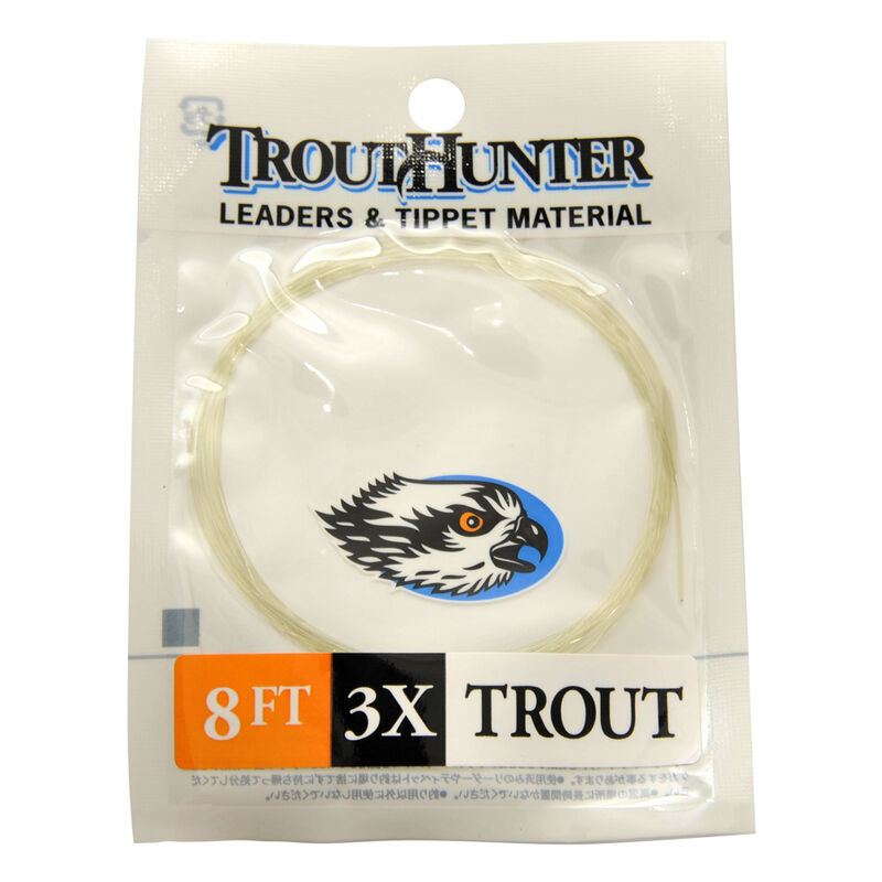 Bas de ligne mouche sans noeud trout hunter leader 8' (2,43 m) - Sans Noeuds | Pacific P&ecirc;che