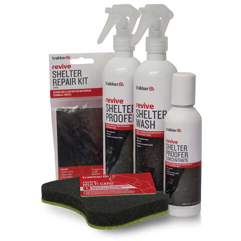 Produit d'entretien trakker revive shelter complete care kit - Accessoires Biwy | Pacific P&ecirc;che
