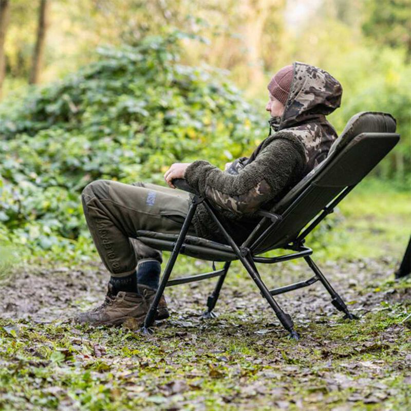 Level Chair Nash Bank Life Reclining Chair Camo - Levels Chair | Pacific Pêche