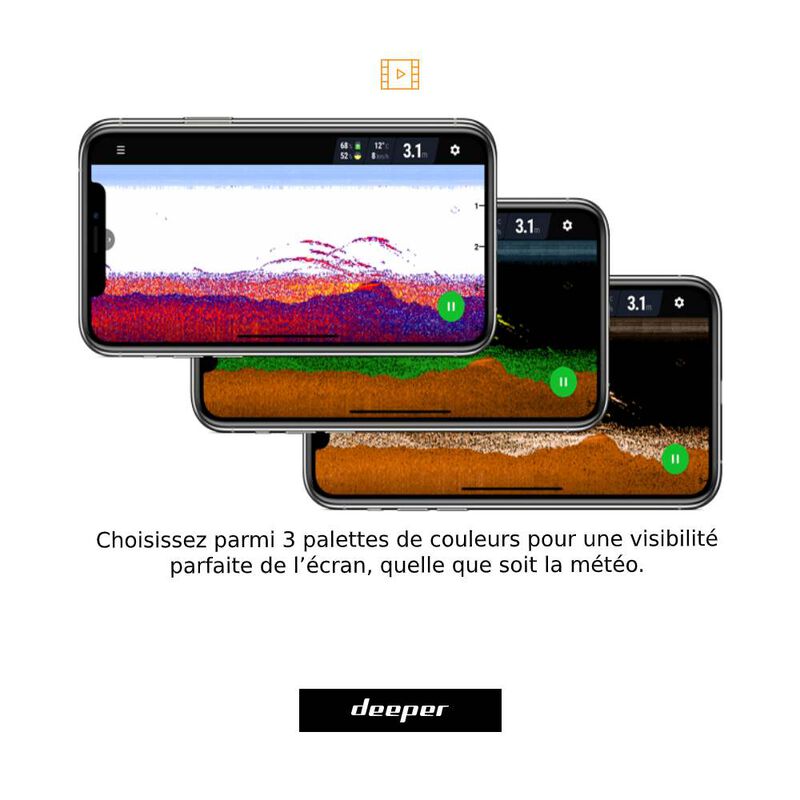Pack sondeur portable deeper pro+ - Sondeurs | Pacific Pêche