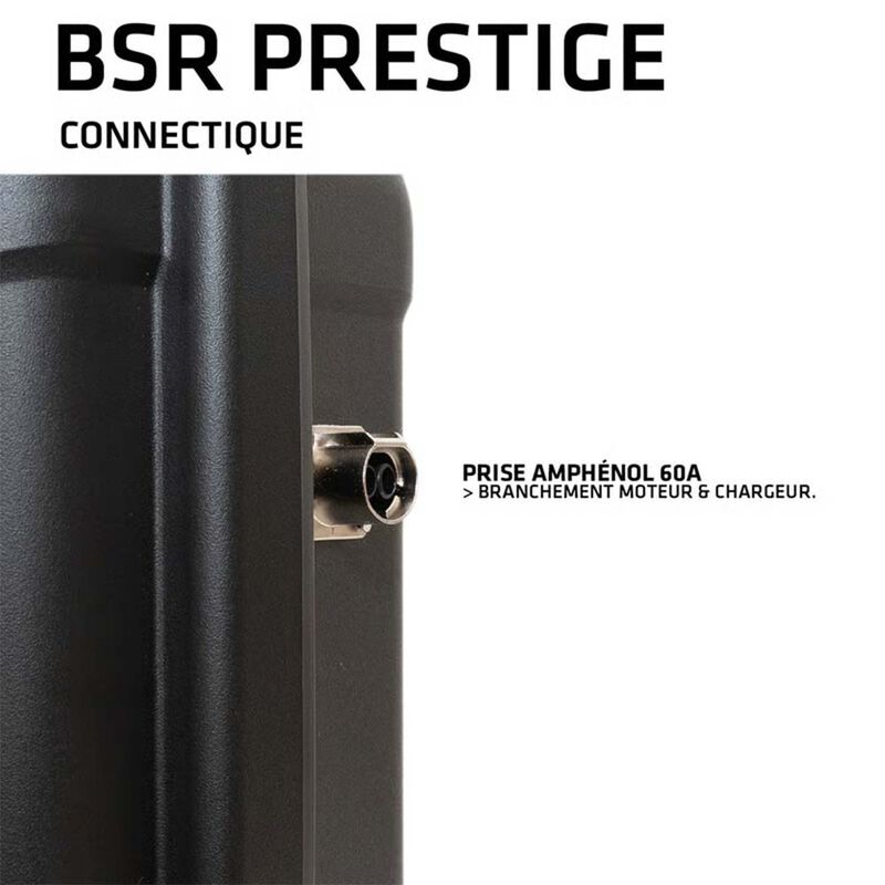 Valise BSR PRESTIGE LifePo4 Gen3 12V/50Ah + chargeur non &eacute;tanche 10A - Batteries | Pacific P&ecirc;che