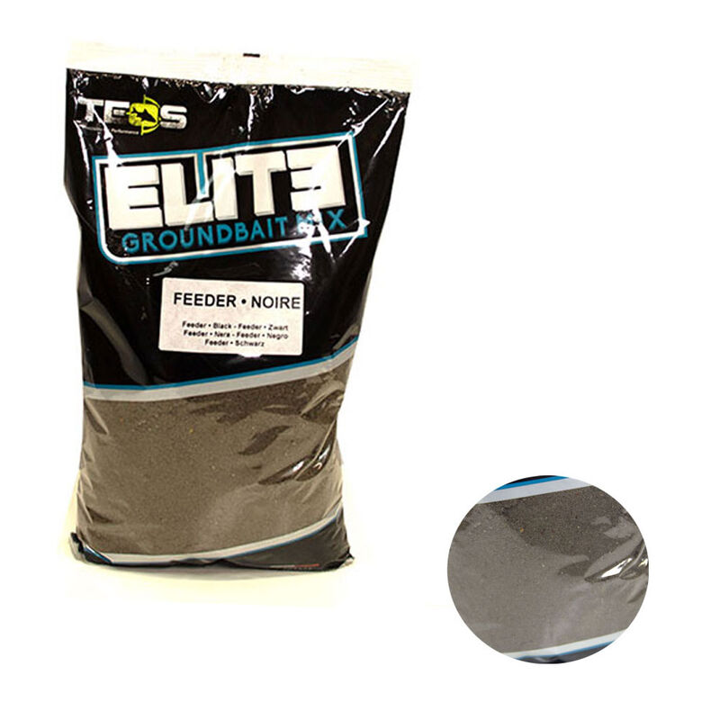 Amorce Teos Elite Feeder Noire 1kg - Amorces | Pacific Pêche