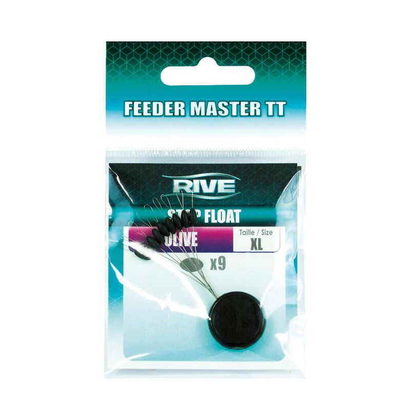 Stop Float Olive Rive - XL (x9) - Acc. de montage feeder | Pacific Pêche