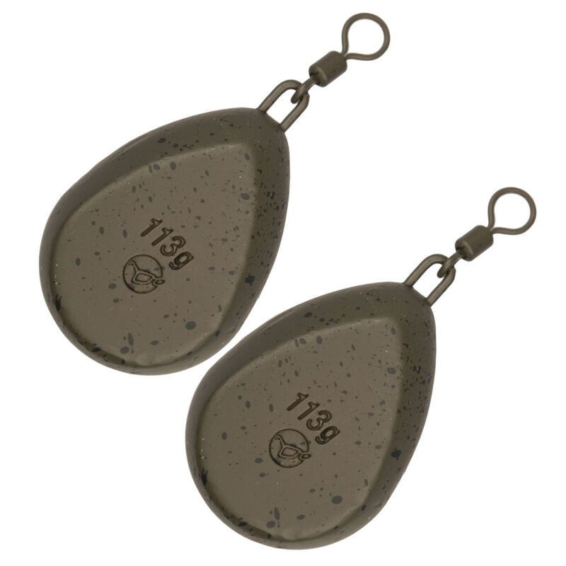 Plomb &agrave; &eacute;merillon korda flat pear swivel (x2) - Emerillons | Pacific P&ecirc;che