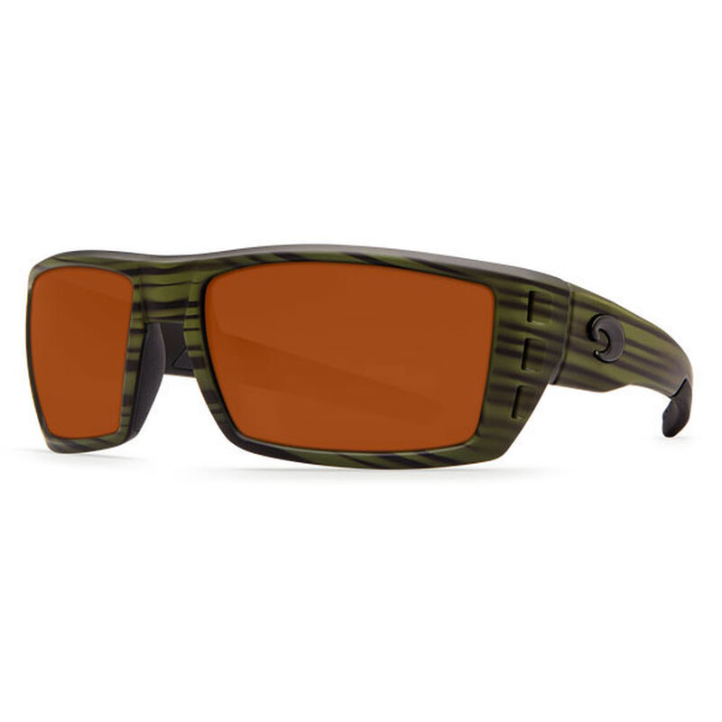 Lunettes polarisantes costa rafael matte olive (verres  copper 580 p) - Lunettes | Pacific P&ecirc;che