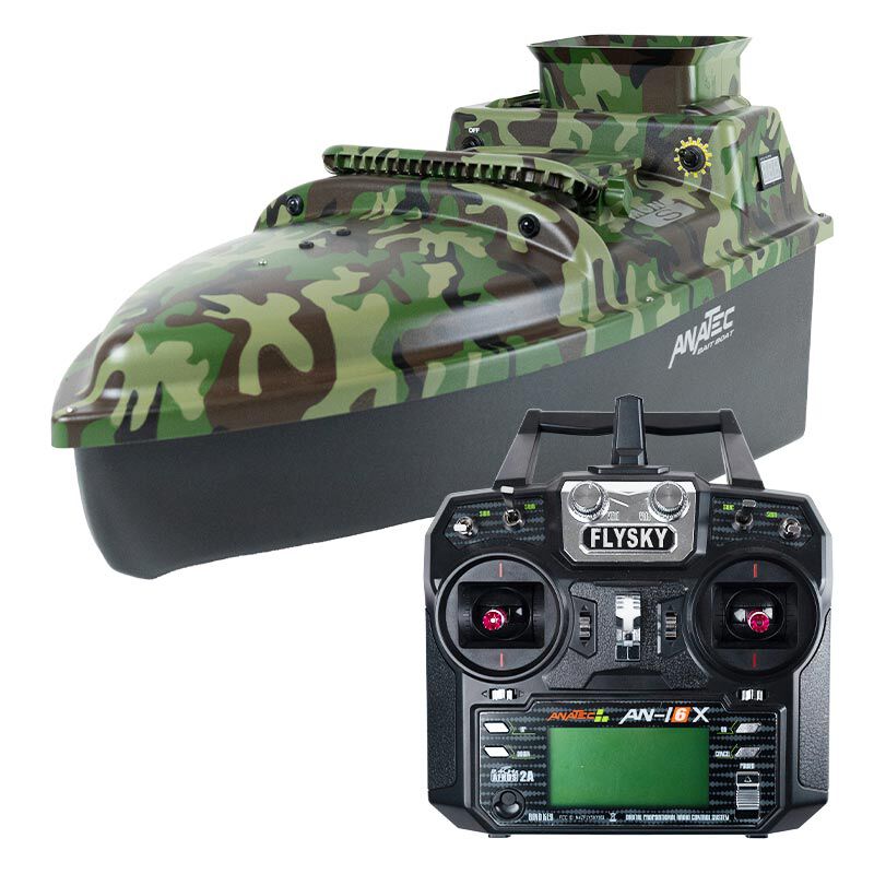 Bateau Amorceur Anatec Monocoque S Forest + T&eacute;l&eacute;commande AN-i6X - Bateaux Amorceurs | Pacific P&ecirc;che