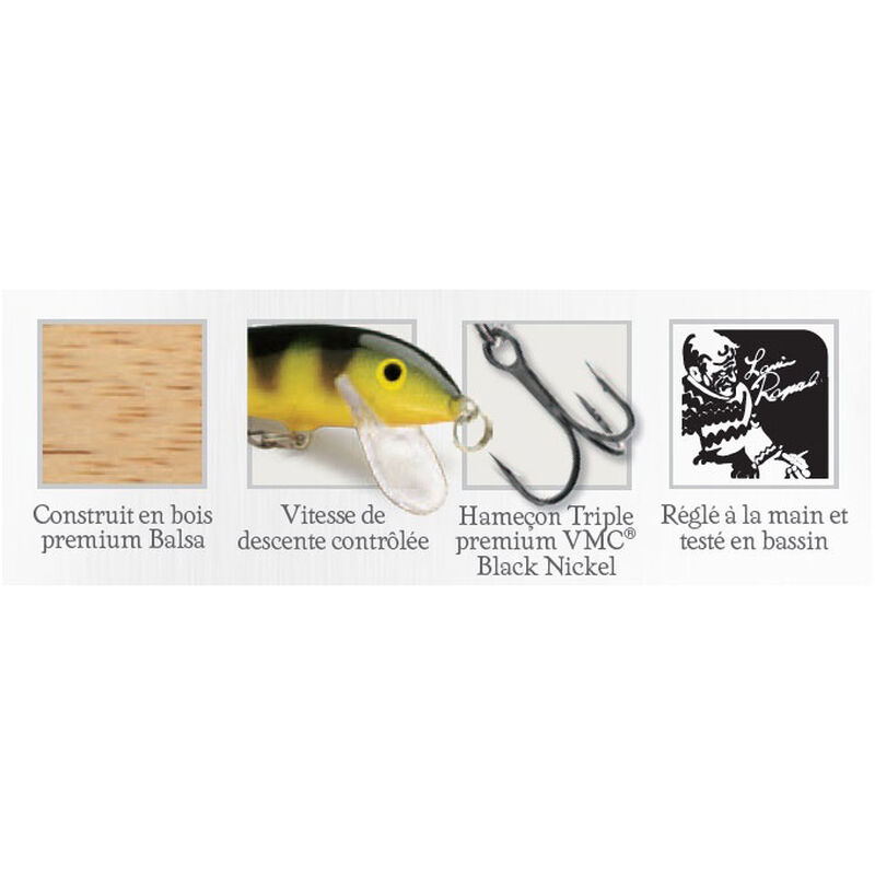 Kit leurres durs jerkbaits truite rapala cd5rt.f5mn.tr 5cm 5g - Jerkbaits | Pacific P&ecirc;che