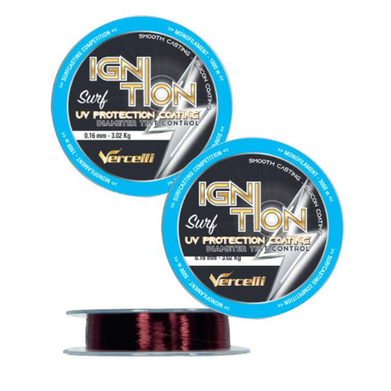 Bobine monofilament ignition surf Vercelli 3000m - Nylons | Pacific Pêche
