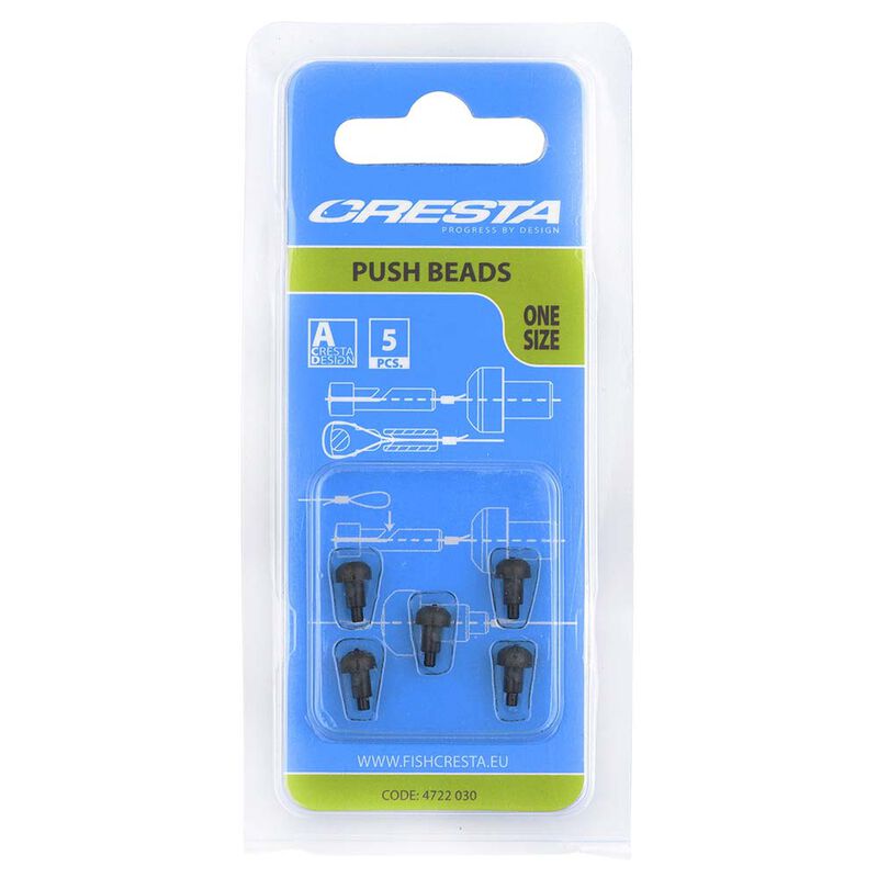 Cresta Push Beads (x5) - Acc. de montage feeder | Pacific P&ecirc;che