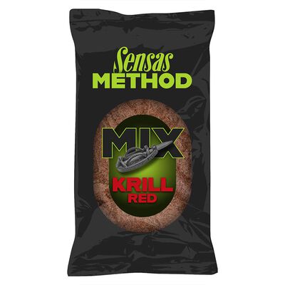 Amorce Feeder Sensas Method Mix Red Krill 1kg - Amorces | Pacific P&ecirc;che