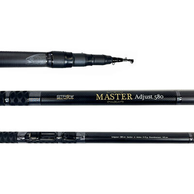 Canne Toc T&eacute;l&eacute;r&eacute;glable Strow Master Evo Adjust 5.80m, 5-15g - Cannes t&eacute;l&eacute;r&eacute;glables | Pacific P&ecirc;che