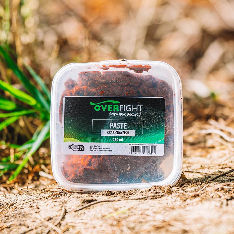 Pâte D'enrobage Silure Overfight Crab Crayfish Paste 250ml - Appâts / Amorces | Pacific Pêche