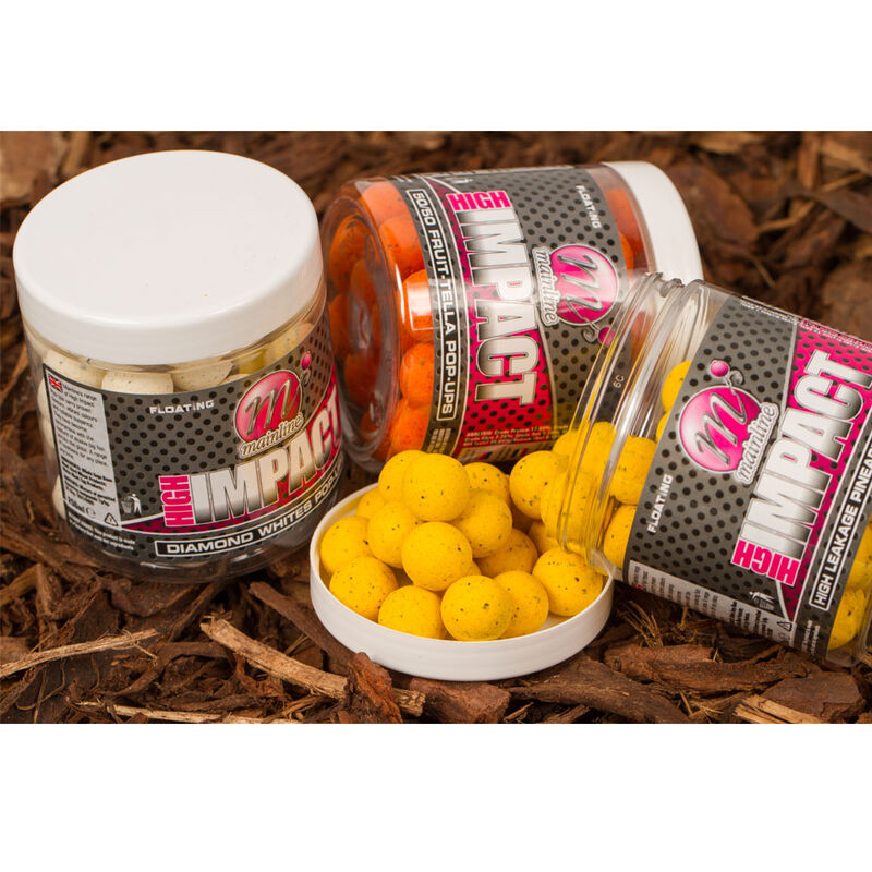 Bouillettes flottantes carpe mainline high impact pop up 50/50 fruit tella 15mm - Flottantes | Pacific P&ecirc;che