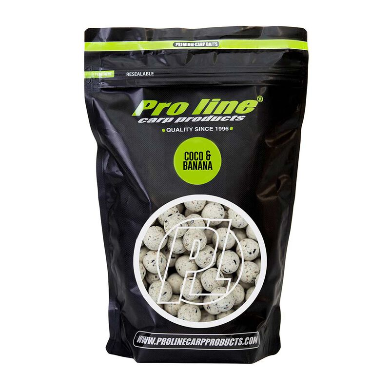 Bouillettes carpe pro line coco banana 1kg - Denses | Pacific P&ecirc;che