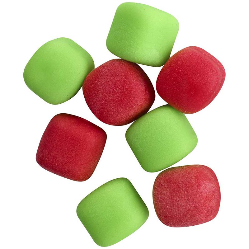 Imitation d'appât rok zig cube mix popup rouge-verte - ZIG | Pacific Pêche