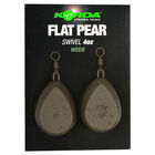 Plomb &agrave; &eacute;merillon korda flat pear swivel (x2) - Emerillons | Pacific P&ecirc;che