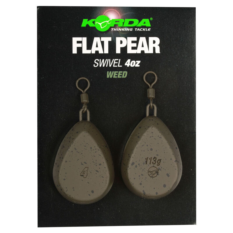 Plomb &agrave; &eacute;merillon korda flat pear swivel (x2) - Emerillons | Pacific P&ecirc;che