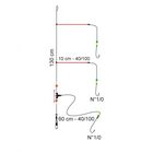 Bas De Ligne Flashmer Traînard Balais - Bas de Lignes / Lignes Montées | Pacific Pêche