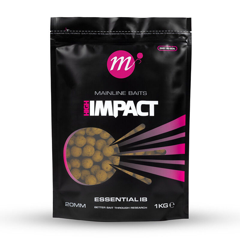 Bouillettes Mainline Hi Impact Essential IB 1kg - Denses | Pacific P&ecirc;che