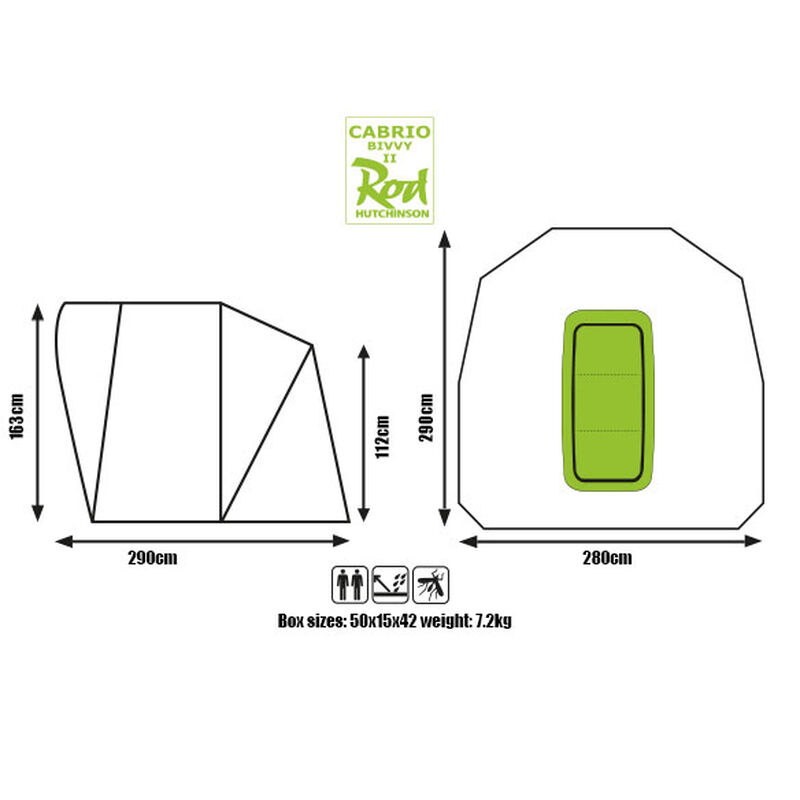 Biwy 2 places rod hutchinson cabrio - Biwys | Pacific Pêche