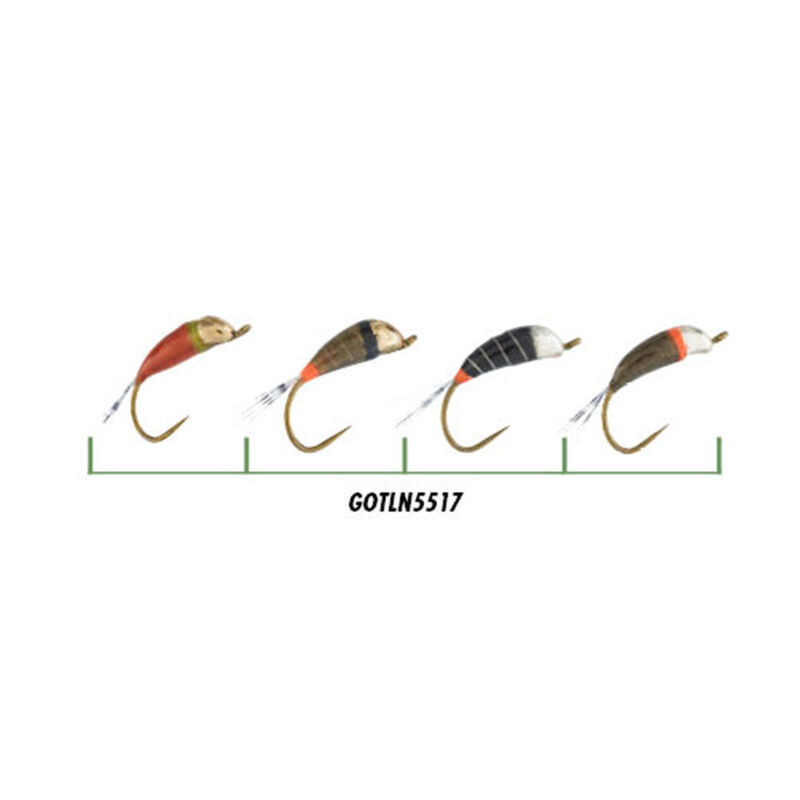 Set de Nymphe Garbolino Javi Versions Lisses x4 - Nymphes | Pacific Pêche