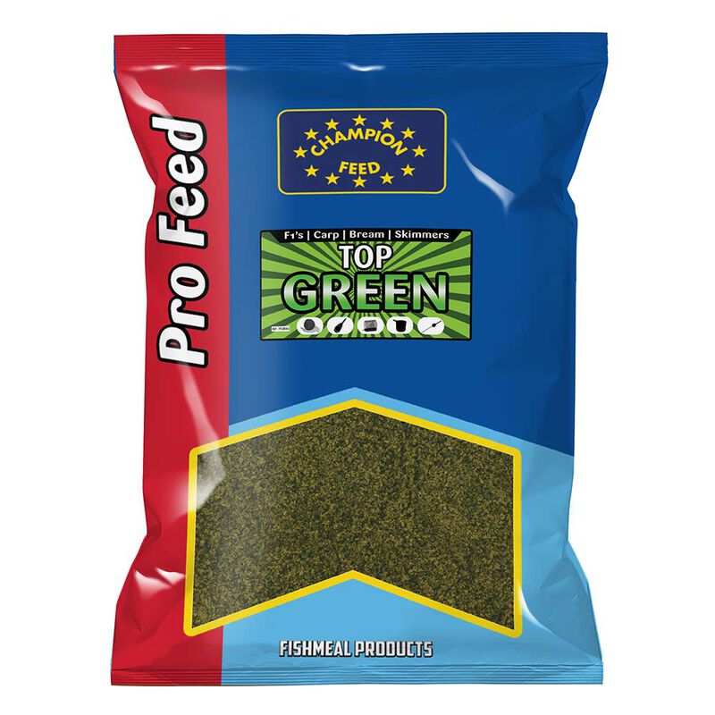 Amorce Champion Feed Groundbait Top Green 2Kg - Amorces | Pacific Pêche
