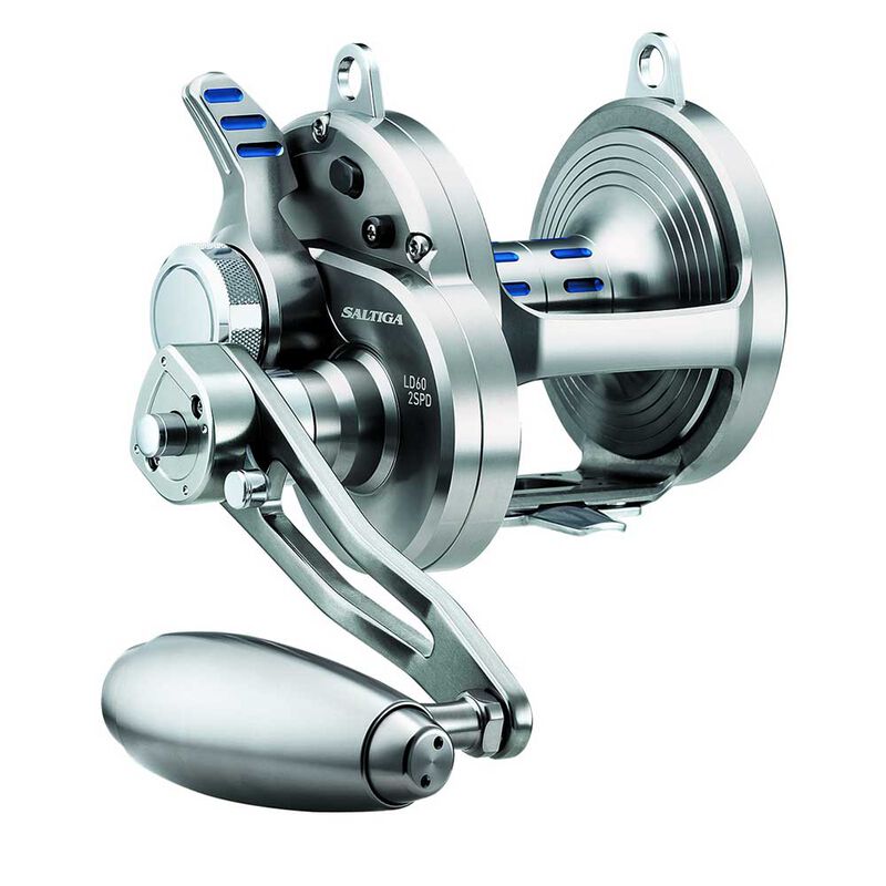 Moulinet tra&icirc;ne daiwa saltiga ld d60 2 vitesses - Moulinets tambour Tournant | Pacific P&ecirc;che