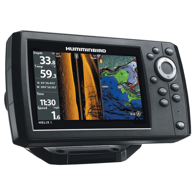 Combine sondeur gps humminbird helix 5g2 si sonde ta+t&deg; 83/200/455khz - Sondeurs/Gps | Pacific P&ecirc;che