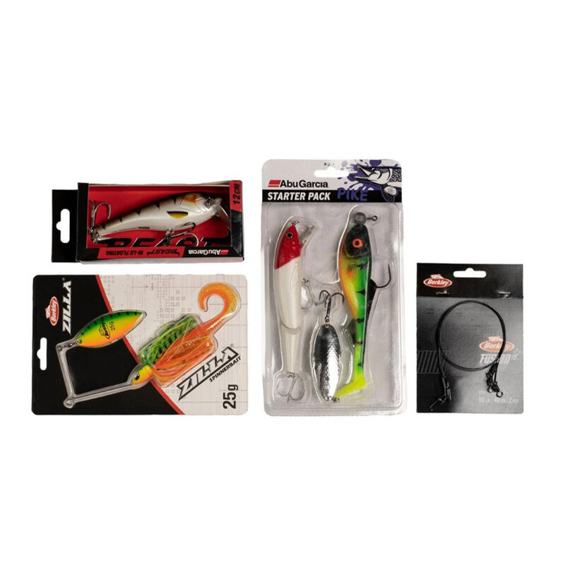 Kit Spinning Abu Garcia Fast Attack Pro Pike 2.30m, 20-50g + Moulinet + Fil + Leurres - Packs et ensembles | Pacific P&ecirc;che