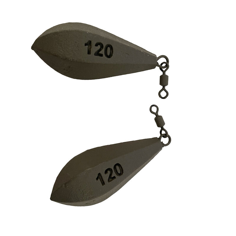 6 Plombs De Pêche En Bombe Bateau - 10 Oz Chacun - Pour Pêche En Eau Douce Et Salée