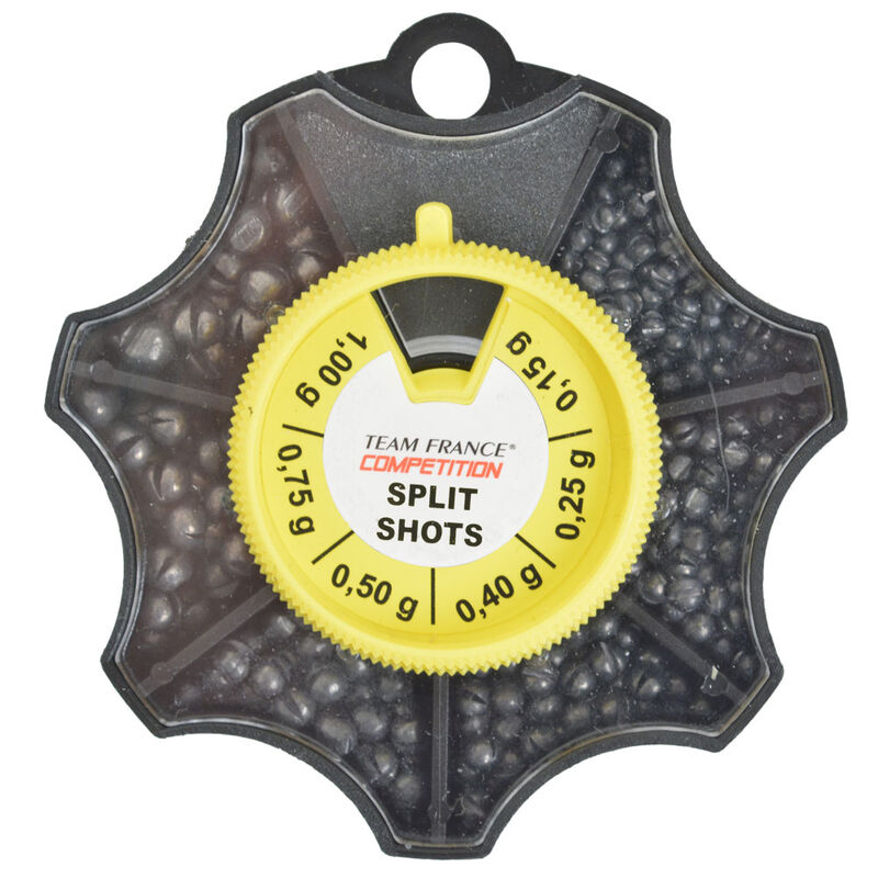 Boite plombs fendus coup team france split - Ronds | Pacific Pêche