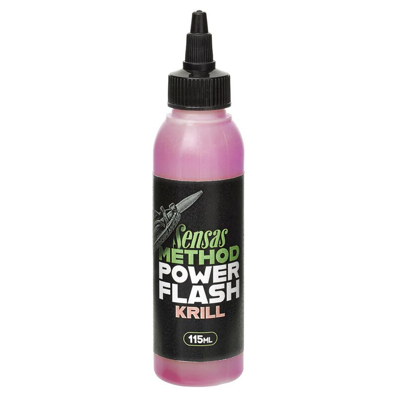 Attractant Sensas Power Flash Krill 115 ml - Additifs | Pacific P&ecirc;che