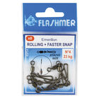 Emerillon rolling à agrafe flashmer faster snap - Emerillons mer | Pacific Pêche