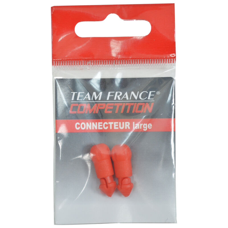 Connecteurs coup team france perles de connexion (x2) - Connecteurs Elastique | Pacific Pêche