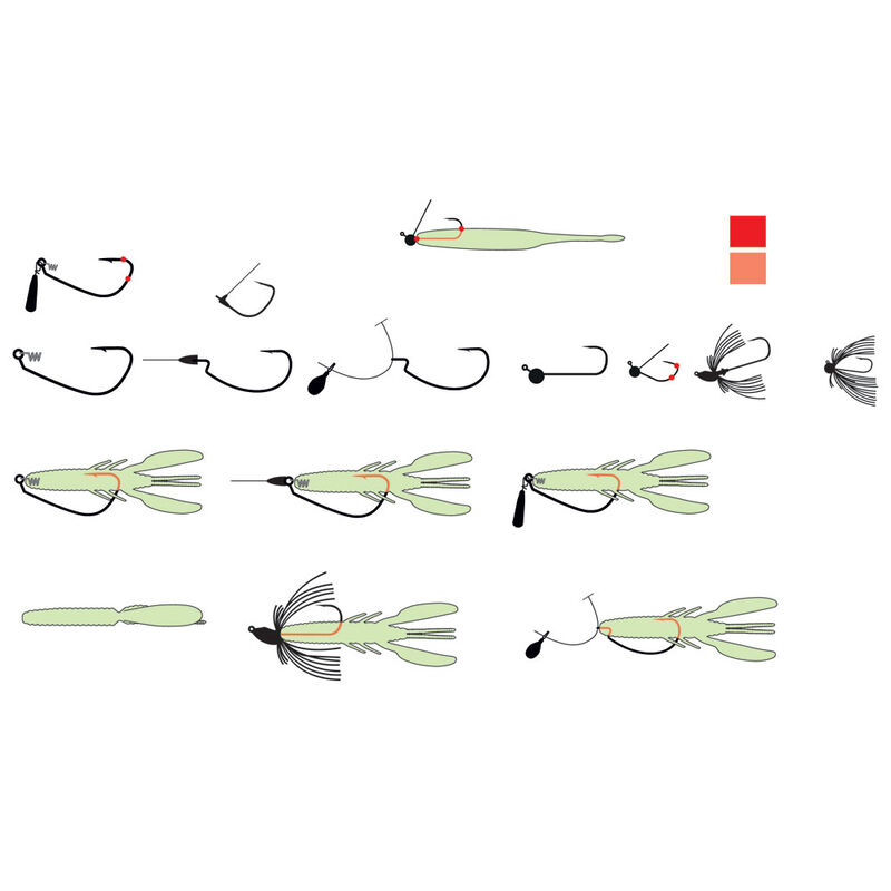 Leurre Souple Ecrevisse Deps Deathadder Hog 12.5cm, 21g (x6) - Ecrevisses / Cr&eacute;atures | Pacific P&ecirc;che