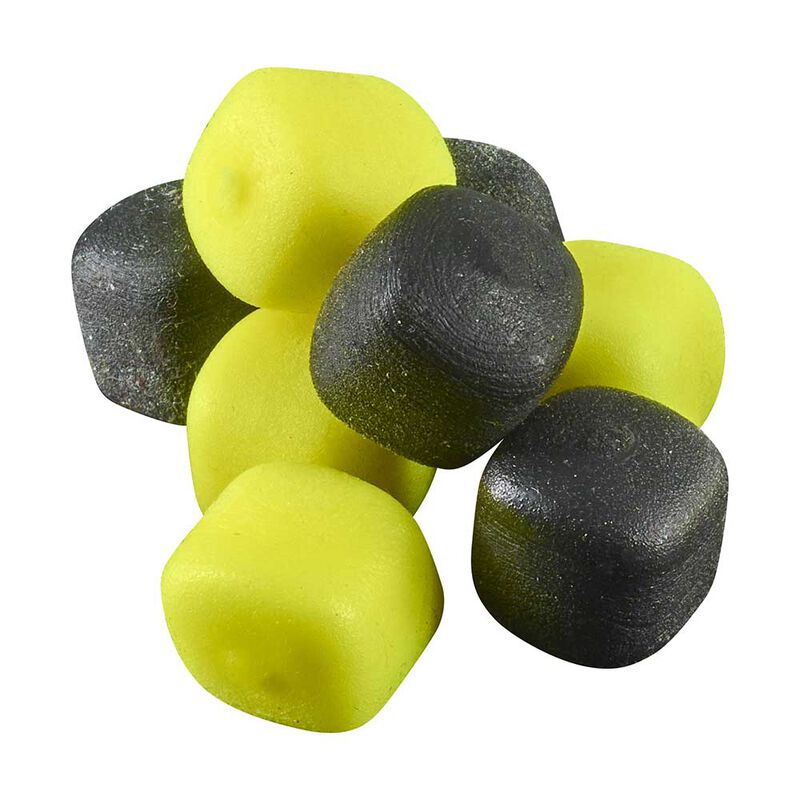 Imitation d'appât rok zig cube mix popup jaune-noire - ZIG | Pacific Pêche