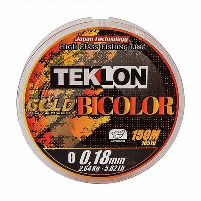 Nylon Grauvell Teklon Gold Advanced Bicolor 150 m - Fils-nylons | Pacific P&ecirc;che