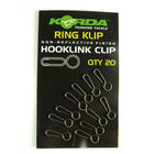Agrafes anneaux carpe korda ring clip (x20) - Agrafes | Pacific P&ecirc;che
