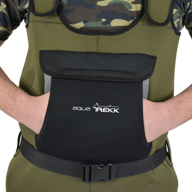 Waders néoprène luxe 4mm aquatrekk + bottes à semelles crantées - Waders | Pacific Pêche