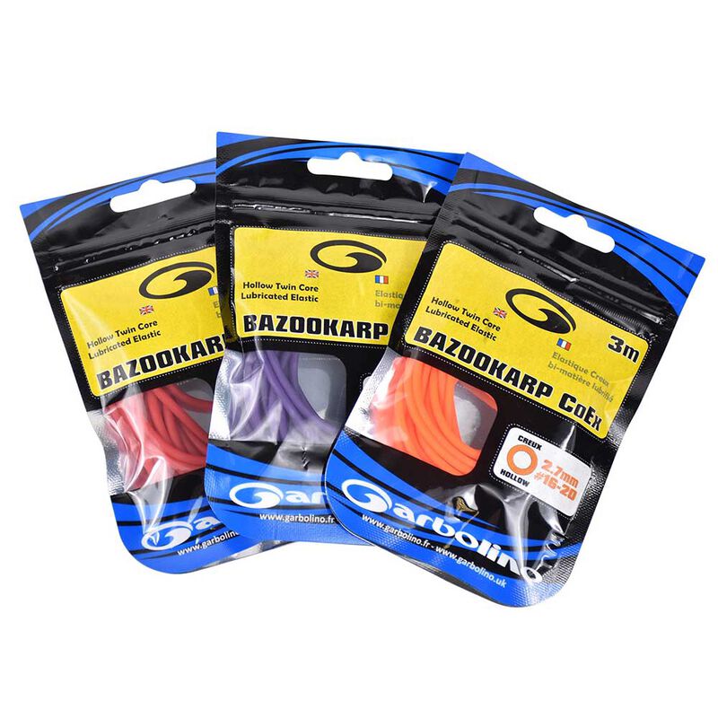 Elastique Garbolino Bazoocarp Coex - Elastiques Creux | Pacific P&ecirc;che