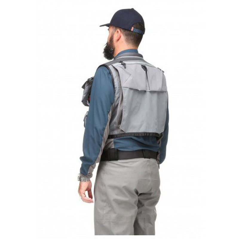 Veste Simms G3 Guide Vest Steel - Vestes/Gilets | Pacific P&ecirc;che