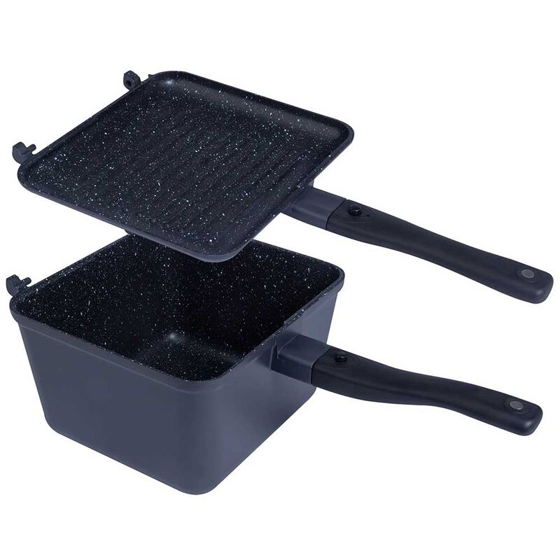 Po&ecirc;le Ridge Monkey Set Casserole + Grill Connect XLGranite Edition - Cuisine/Repas | Pacific P&ecirc;che