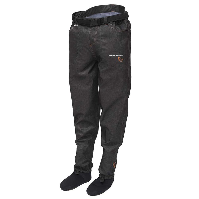 Wader respirant 3 couches denim waist waders savage gear - Waders Respirants | Pacific Pêche