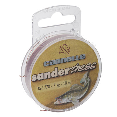 Tresse à bas de ligne carnassier cannelle sandertress c770 10m - Bas de ligne tresse | Pacific Pêche