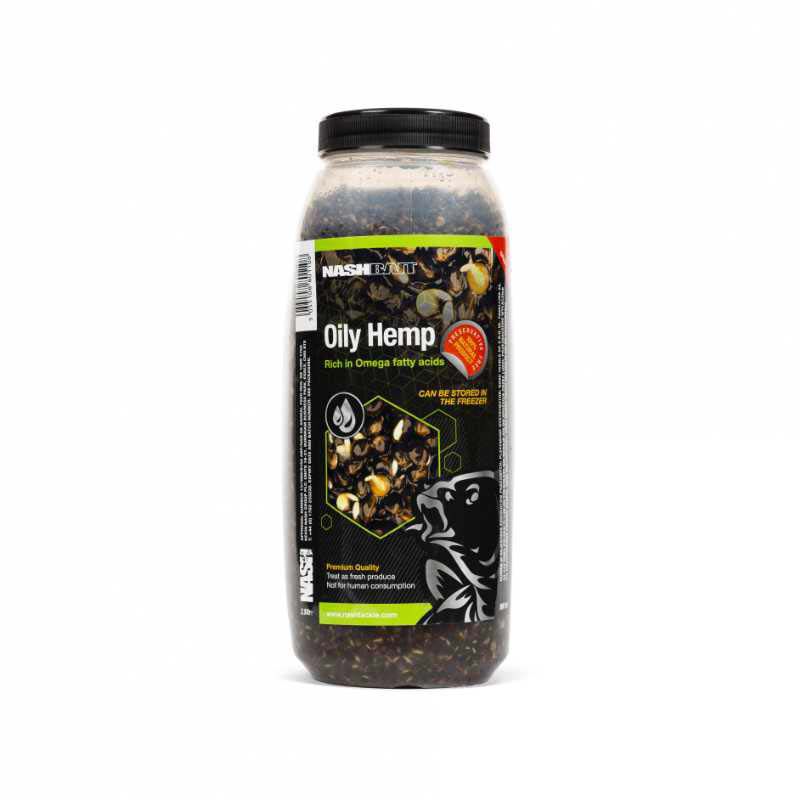Chenevis Pr&ecirc;ts &agrave; l'emploi Oily Hemp 2.5L Nashbait - Pr&ecirc;tes &agrave; l'emploi | Pacific P&ecirc;che