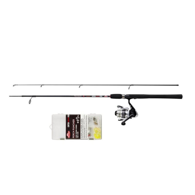 Pack Berkley Catch More Fish Canne Perch Puncher 1.80m, 5-20g + Moulinet 3000 + Nylon + Leurres - Packs et ensembles | Pacific P&ecirc;che
